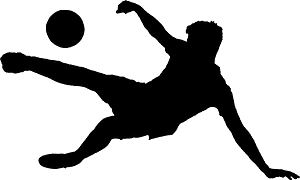 Man playing football