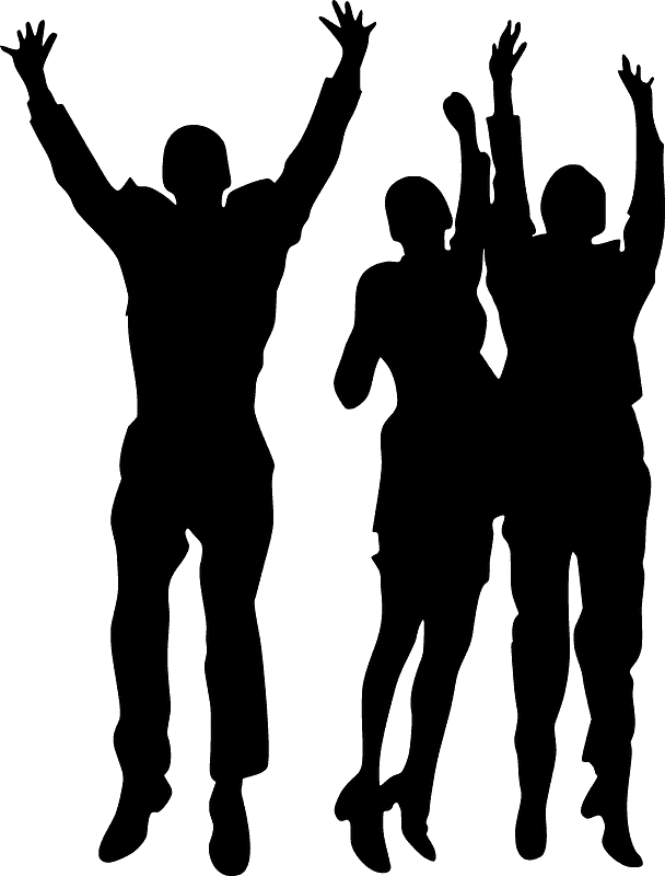 People jumping