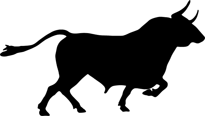 Running bull