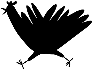 Running hen