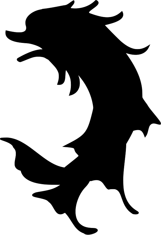 Heraldic Dolphin