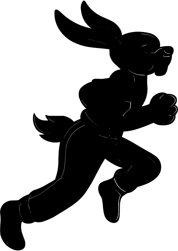 Running rabbit 