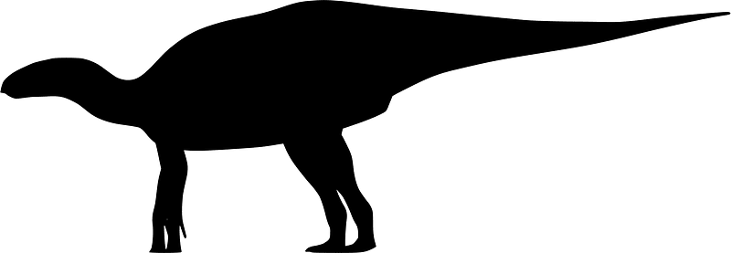 Bactrosaurus - Free vector silhouettes on creazilla.com