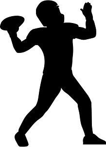 Quarterback throwing
