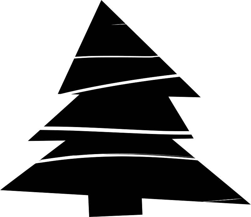 Stylized Christmas tree