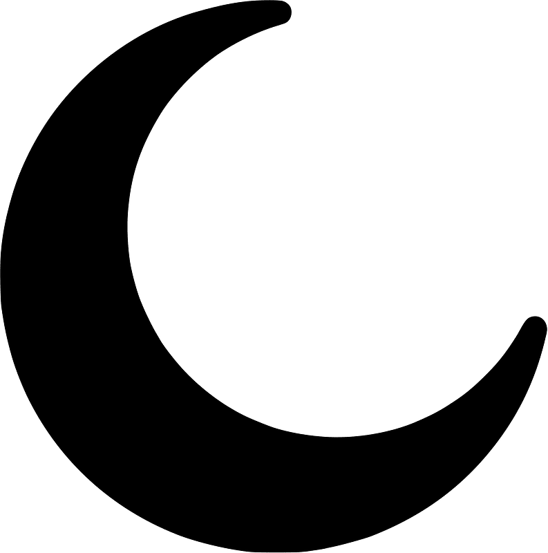 Cartoon moon