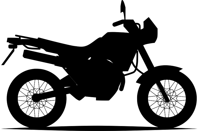 Honda nx250 ax 1 - Free vector silhouettes on creazilla.com