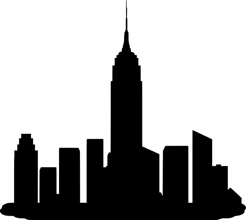 Empire State Building - Free vector silhouettes on creazilla.com