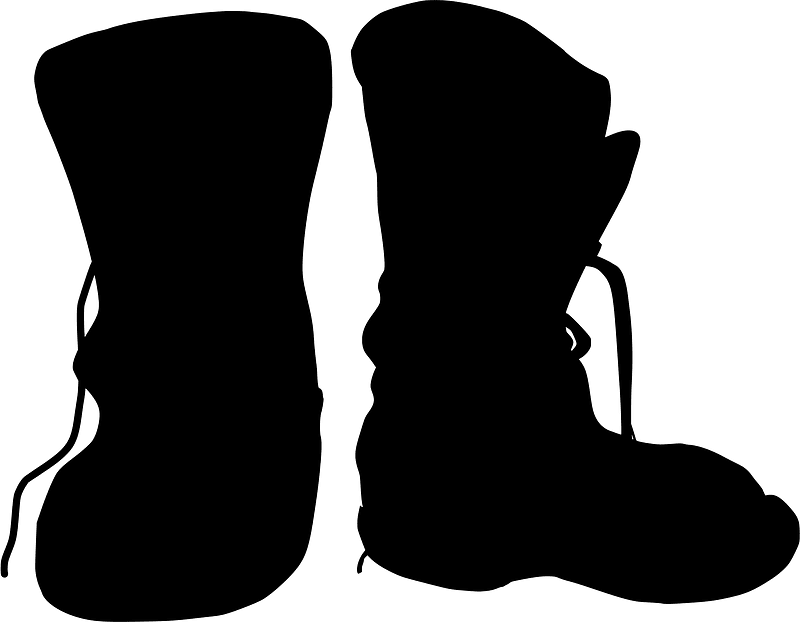 Boots - Free vector silhouettes on creazilla.com