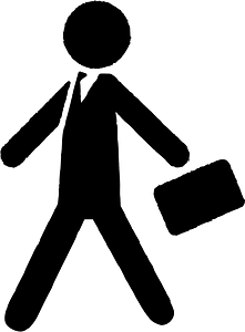 Businessman pictogram