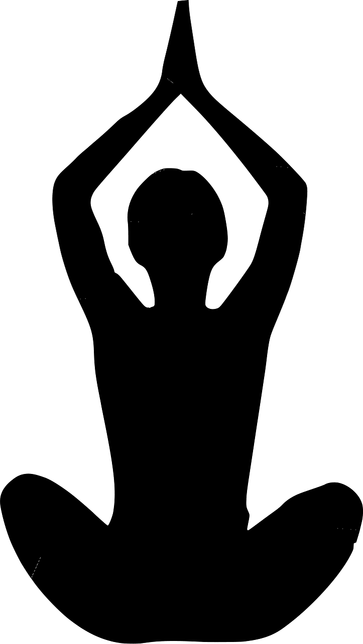 Yoga silhouette