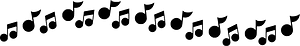 Musical note line