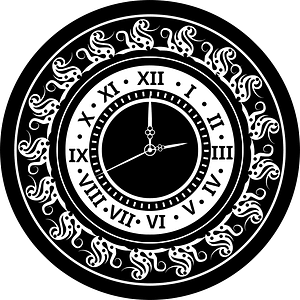Clock roman numbers