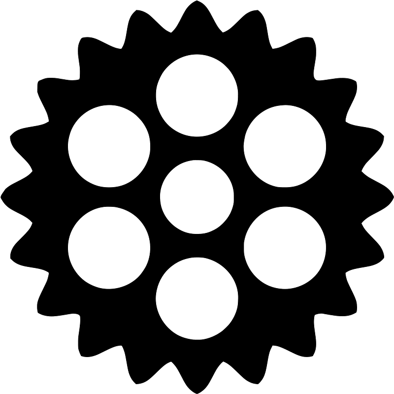 Gears - Center Holes, Teeth 20