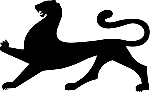 Stylized leopard