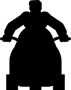 Snowmobile vector clip art