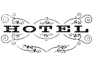 Decorative Hotel Text