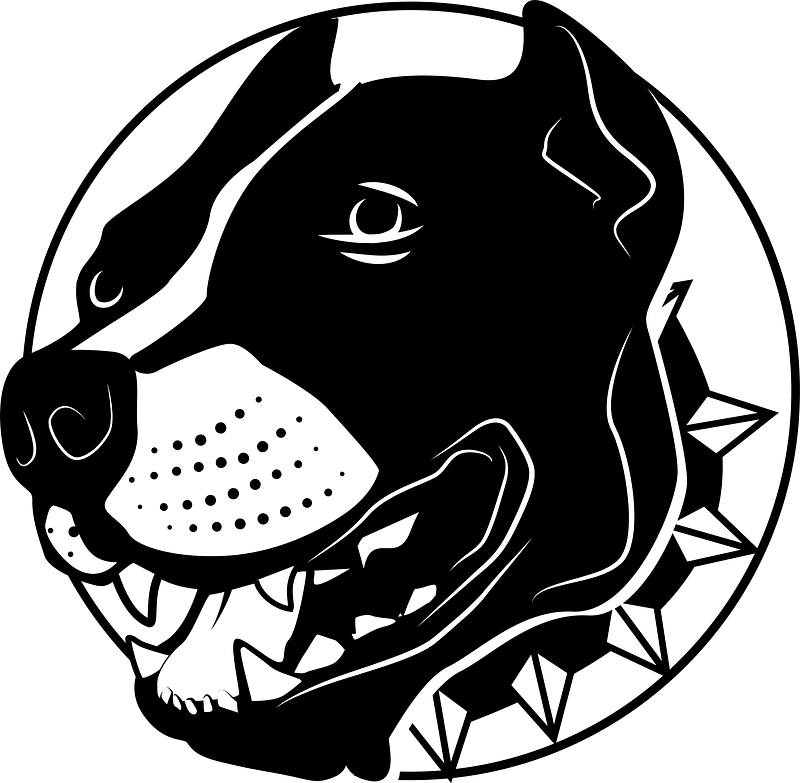 Dog head logo