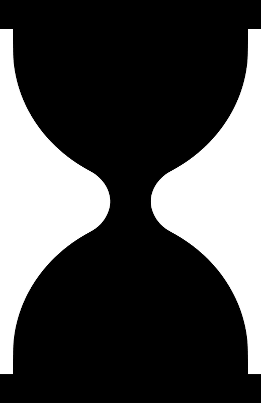 Hourglass flat icon