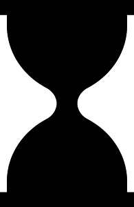 Hourglass flat icon