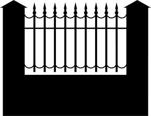 Metal fence property