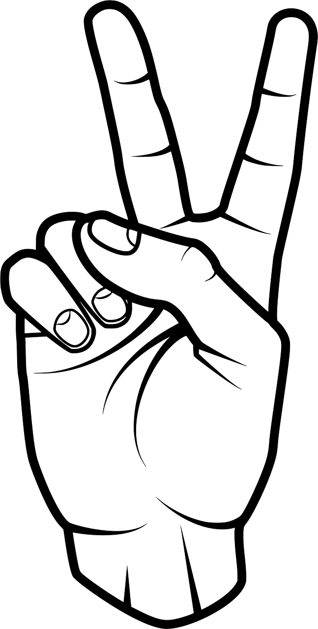Victory sign