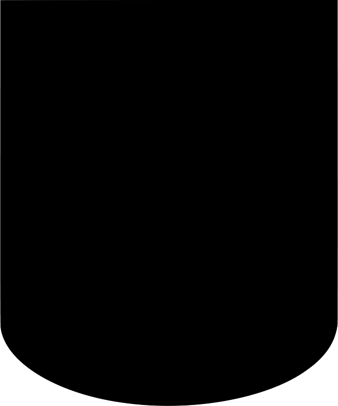 Heraldic shield shape
