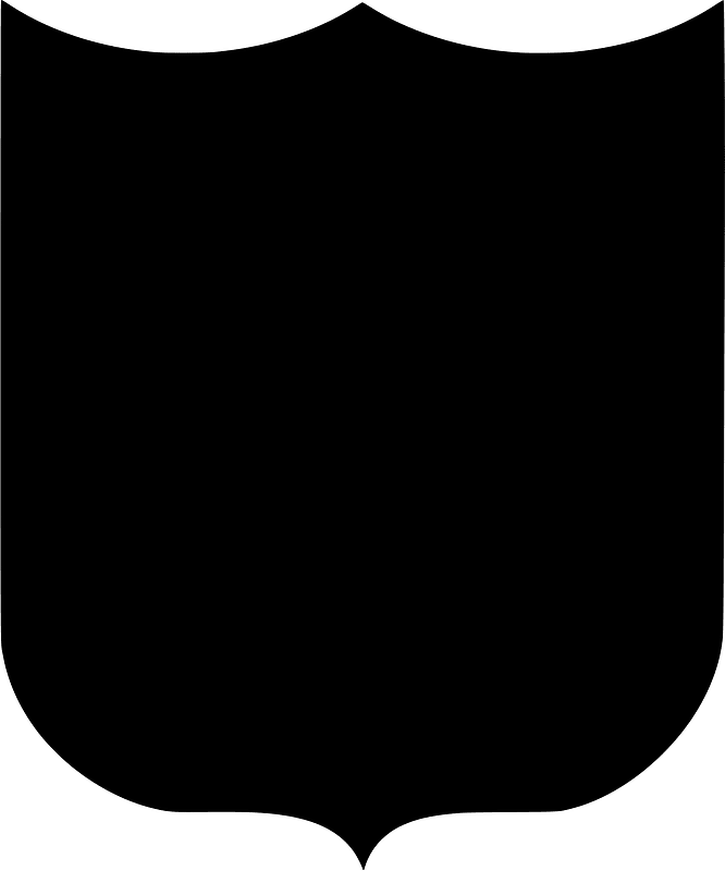 Heraldic shield shape