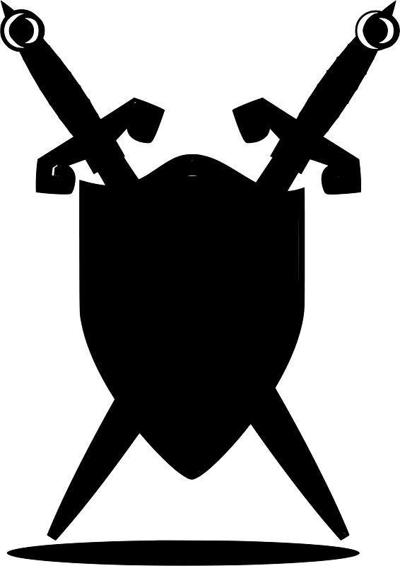 Shield and swords