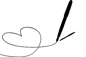 Fountain Pen Drawing a Heart