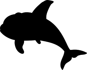 Cartoon orca