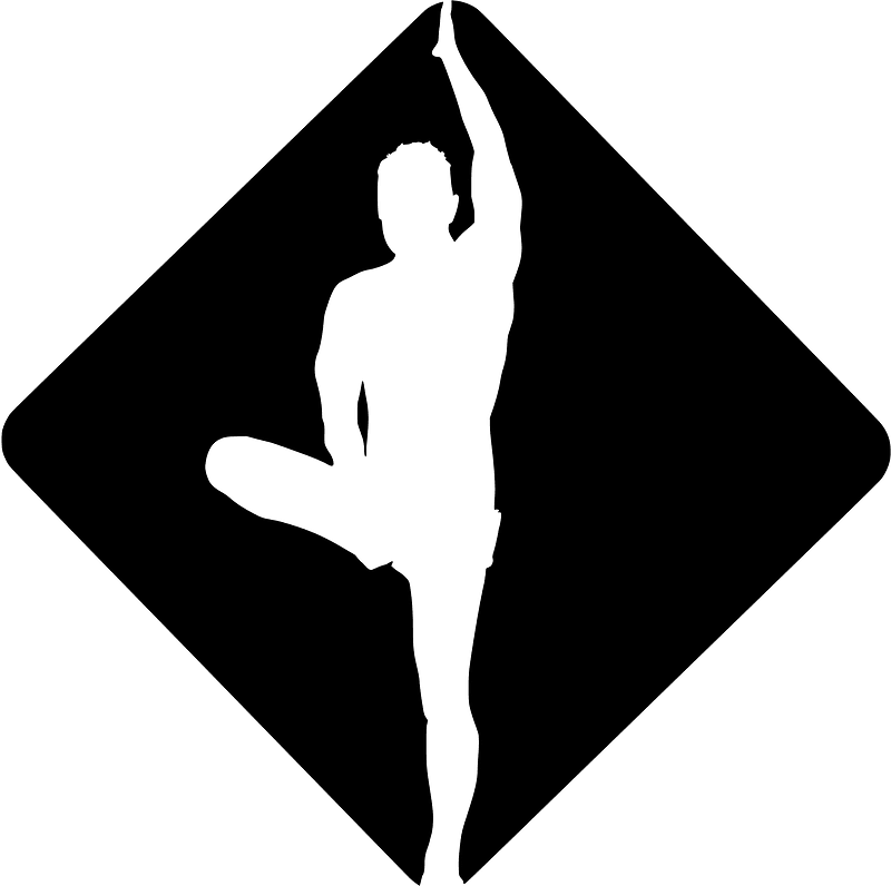Yoga class logo concept