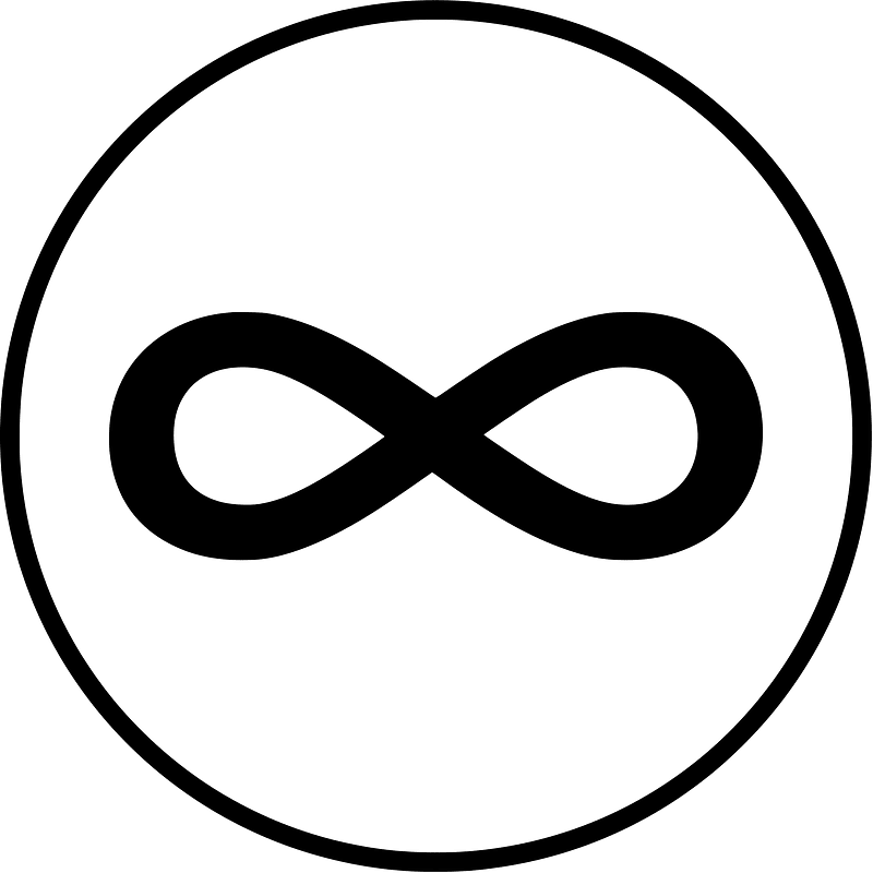Infinity in circle