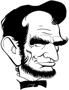 Abraham Lincoln caricature