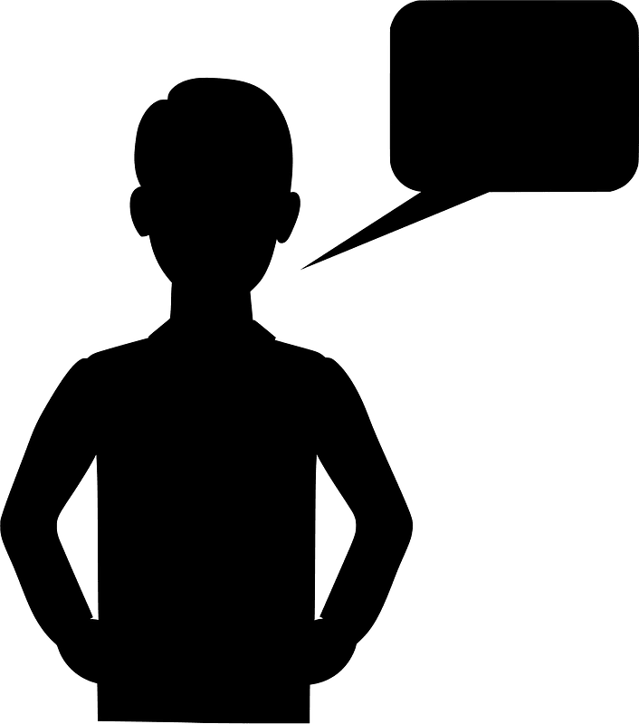 Person speaking