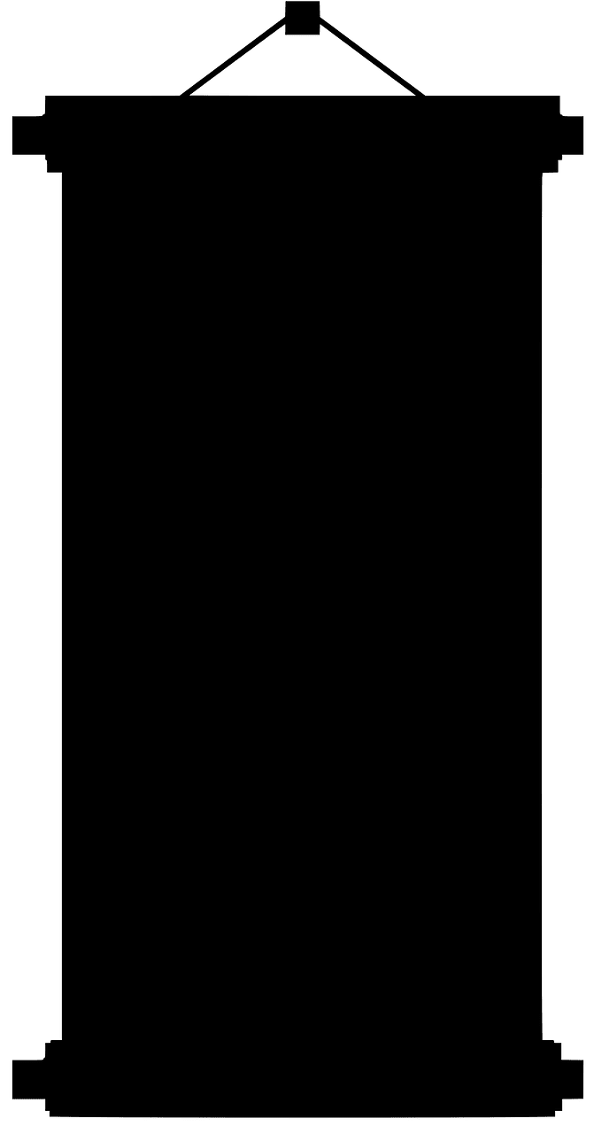 Hanging scroll