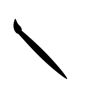 Artist's paintbrush
