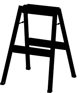 Stepladder ladder