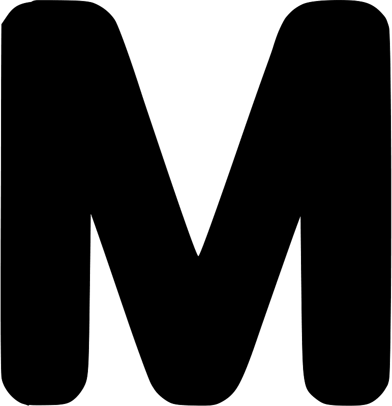 Uppercase Letter M