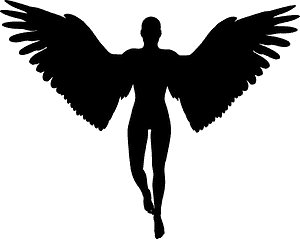 Winged person