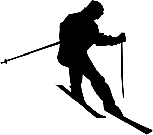 Ski Silhoette