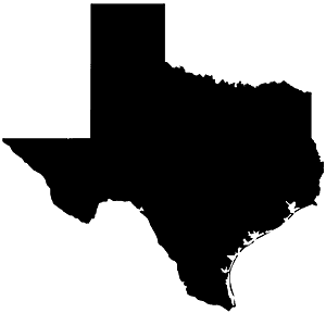 Carte du Texas