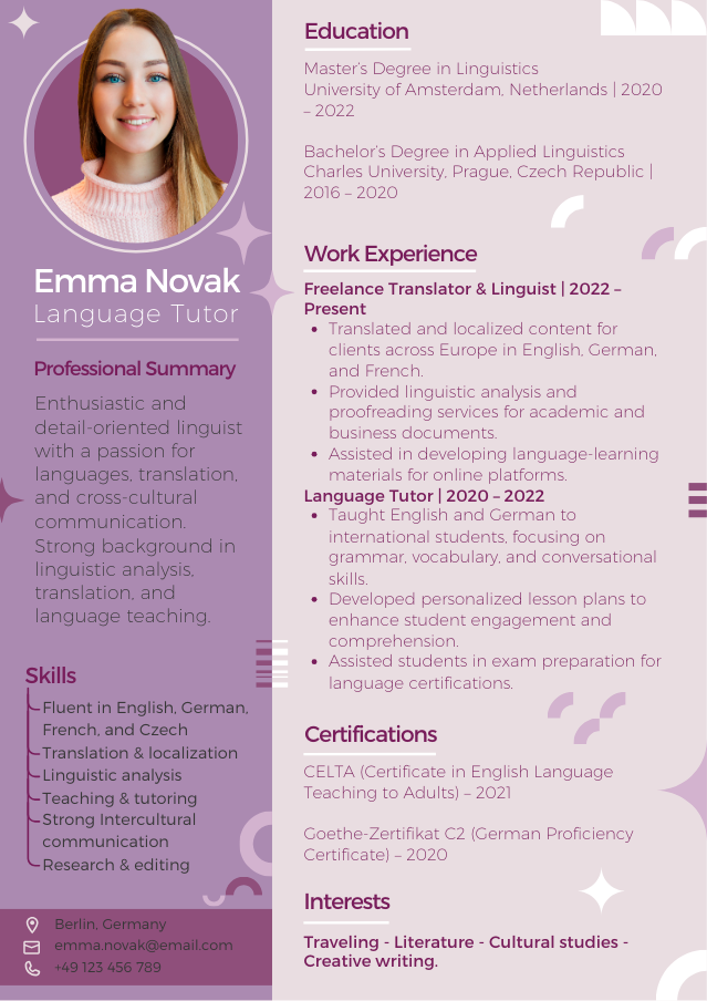 resume