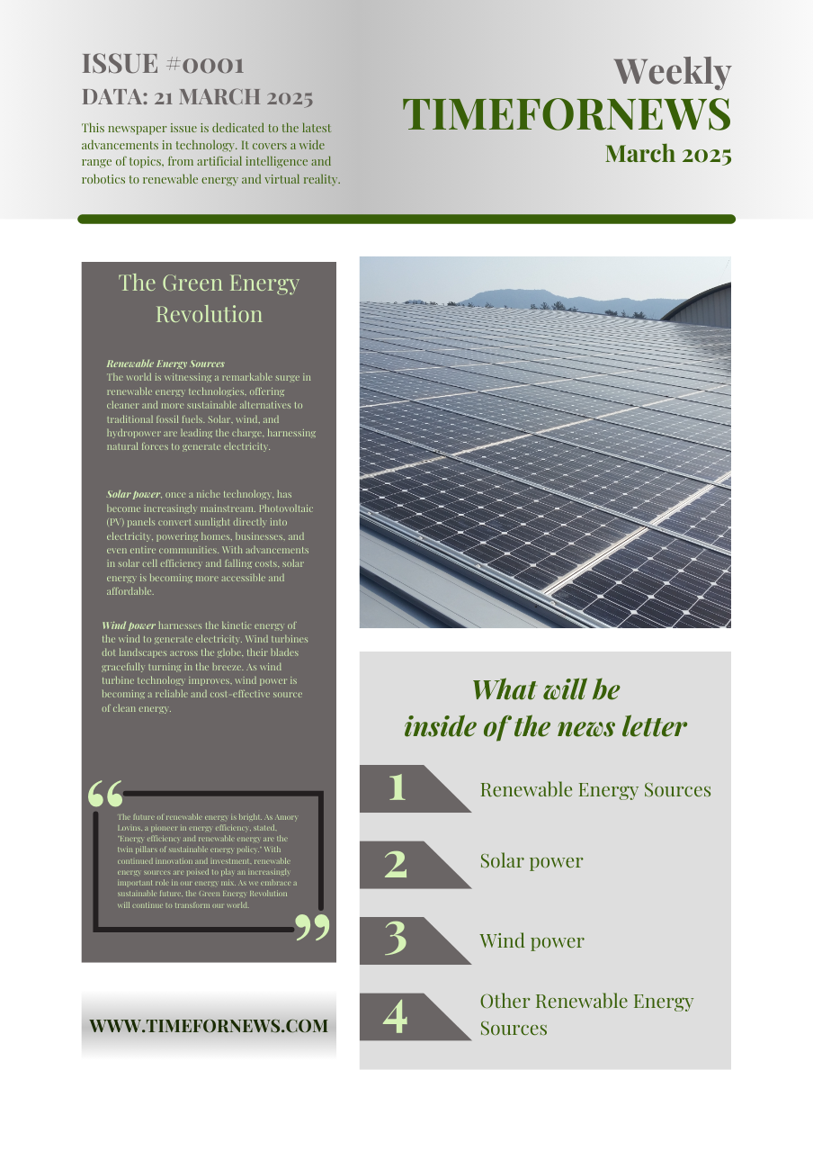 Newsletter simple geometry