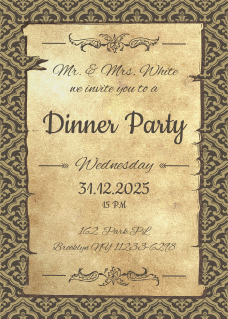 Invitation Vintage