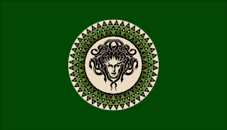 Business card ancient greek style