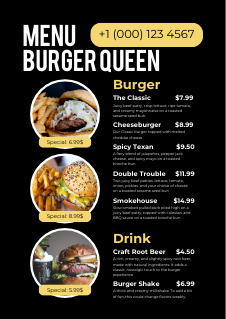 Burger Menu