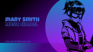 Youtube banner duotone style