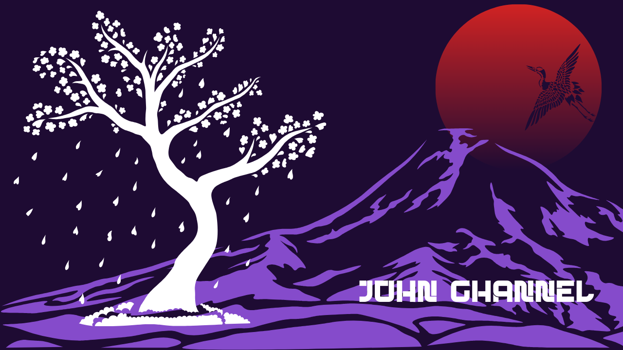 Youtube banner japan style