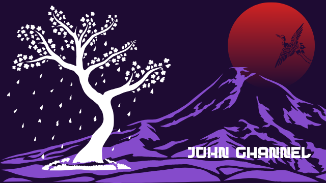Youtube banner japan style